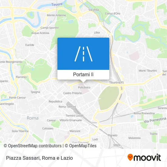 Mappa Piazza Sassari