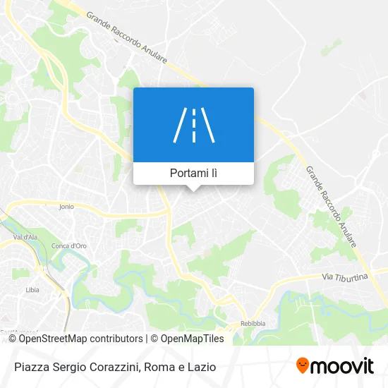 Mappa Piazza Sergio Corazzini