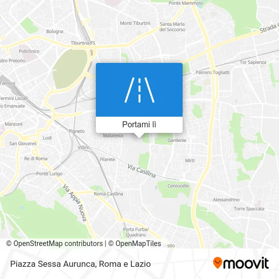 Mappa Piazza Sessa Aurunca