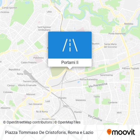 Mappa Piazza Tommaso De Cristoforis