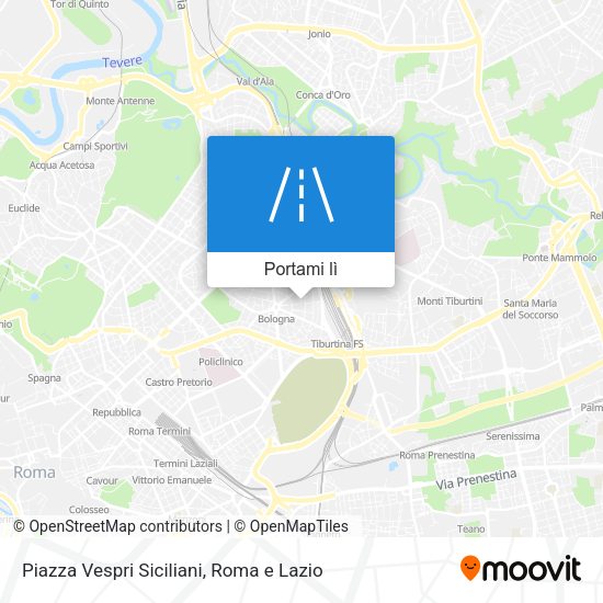 Mappa Piazza Vespri Siciliani