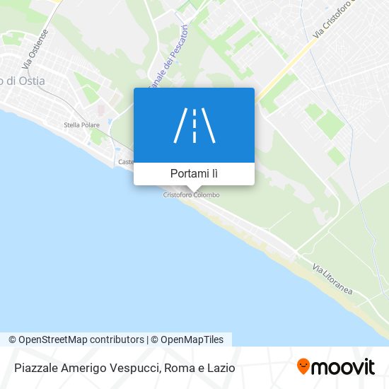 Mappa Piazzale Amerigo Vespucci