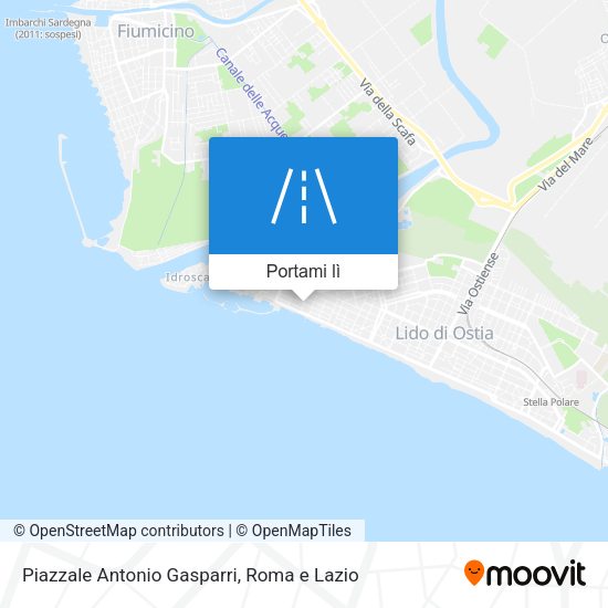 Mappa Piazzale Antonio Gasparri