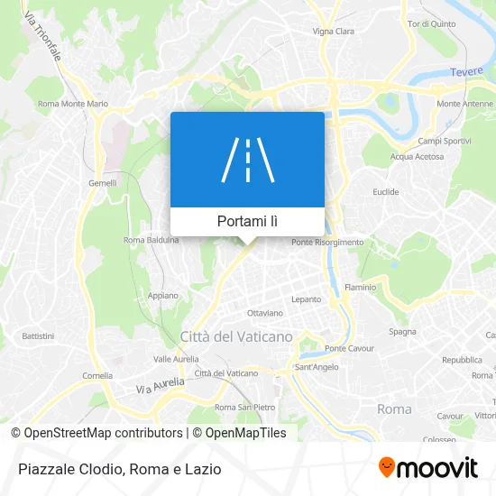 Mappa Piazzale Clodio