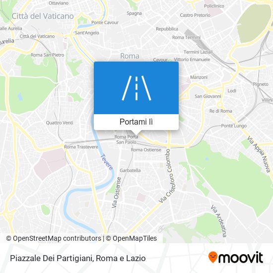 Mappa Piazzale Dei Partigiani