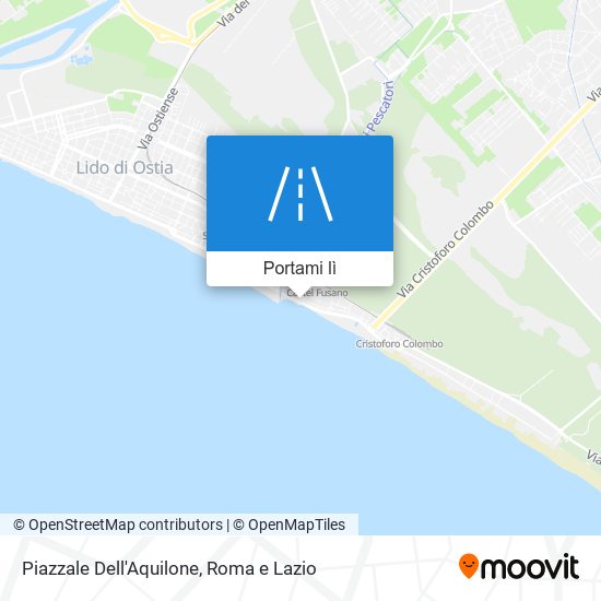 Mappa Piazzale Dell'Aquilone