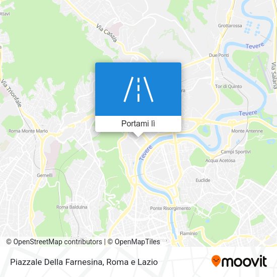 Mappa Piazzale Della Farnesina