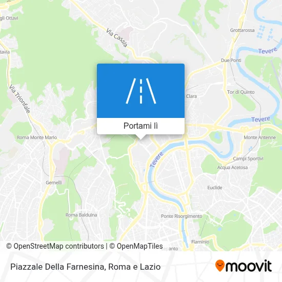Mappa Piazzale Della Farnesina