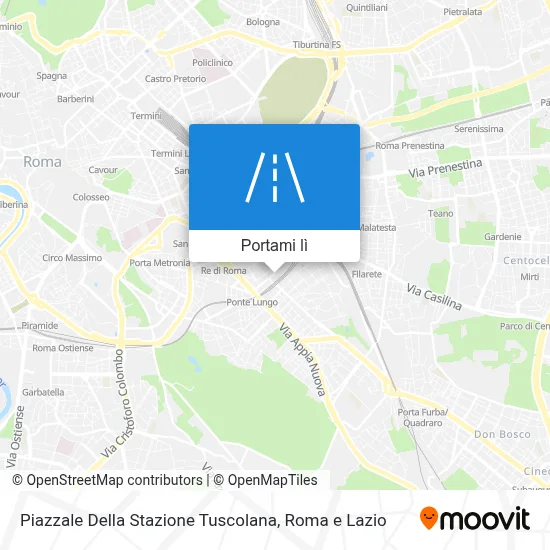 Mappa Piazzale Della Stazione Tuscolana