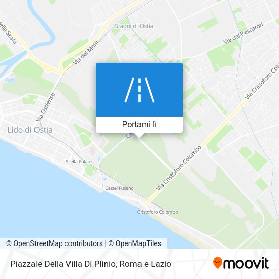 Mappa Piazzale Della Villa Di Plinio