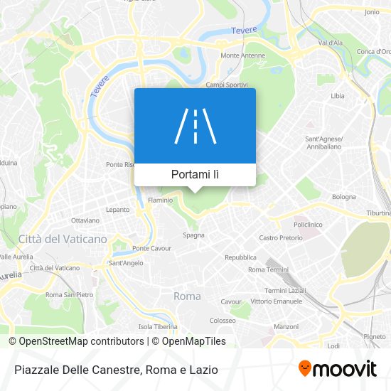 Mappa Piazzale Delle Canestre