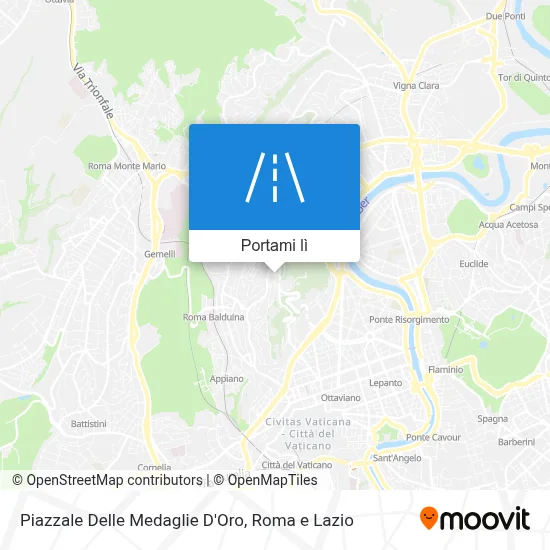 Mappa Piazzale Delle Medaglie D'Oro