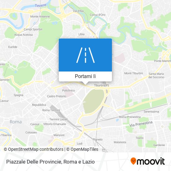 Mappa Piazzale Delle Provincie