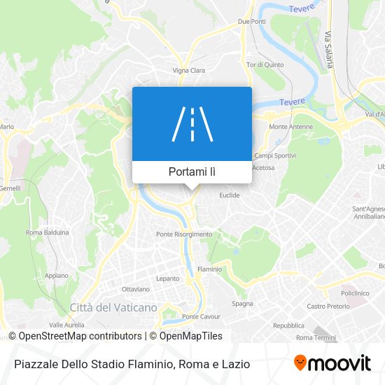 Mappa Piazzale Dello Stadio Flaminio