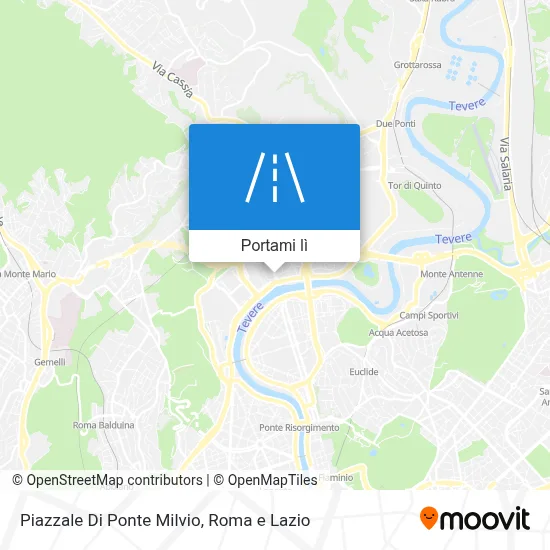 Mappa Piazzale Di Ponte Milvio