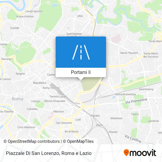 Mappa Piazzale Di San Lorenzo