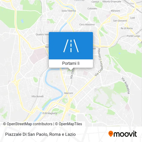 Mappa Piazzale Di San Paolo