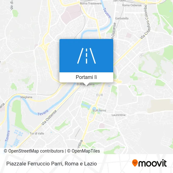 Mappa Piazzale Ferruccio Parri