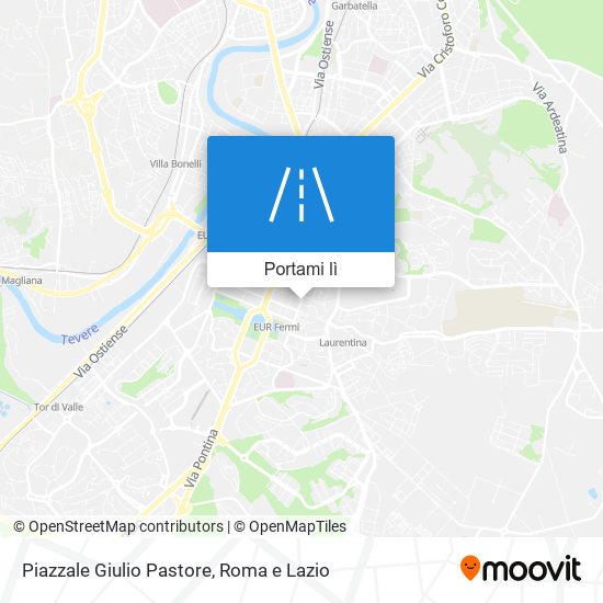 Mappa Piazzale Giulio Pastore