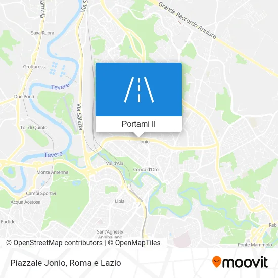 Mappa Piazzale Jonio