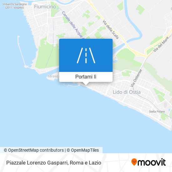 Mappa Piazzale Lorenzo Gasparri