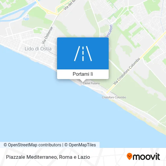 Mappa Piazzale Mediterraneo