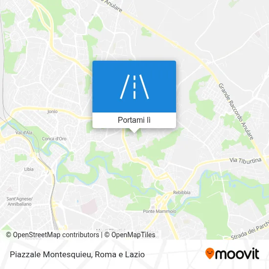 Mappa Piazzale Montesquieu