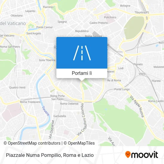 Mappa Piazzale Numa Pompilio