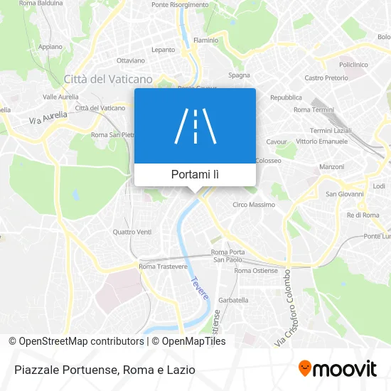 Mappa Piazzale Portuense