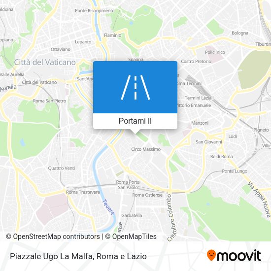 Mappa Piazzale Ugo La Malfa