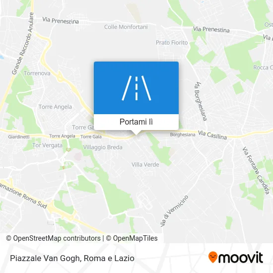 Mappa Piazzale Van Gogh