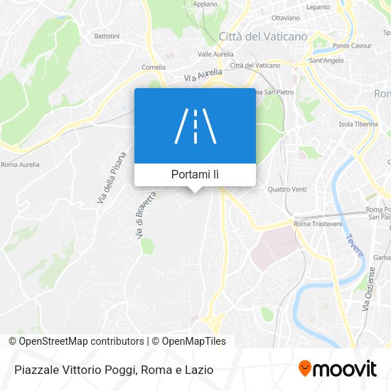 Mappa Piazzale Vittorio Poggi