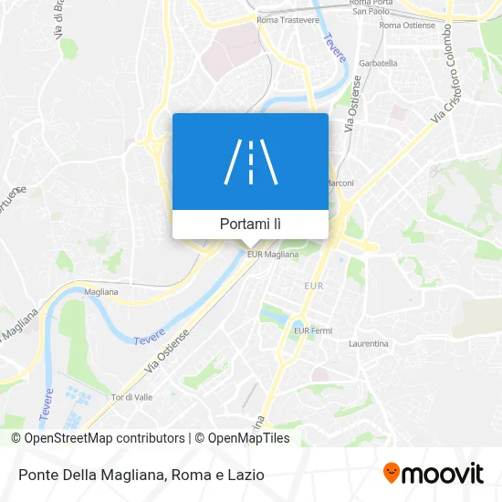 Mappa Ponte Della Magliana