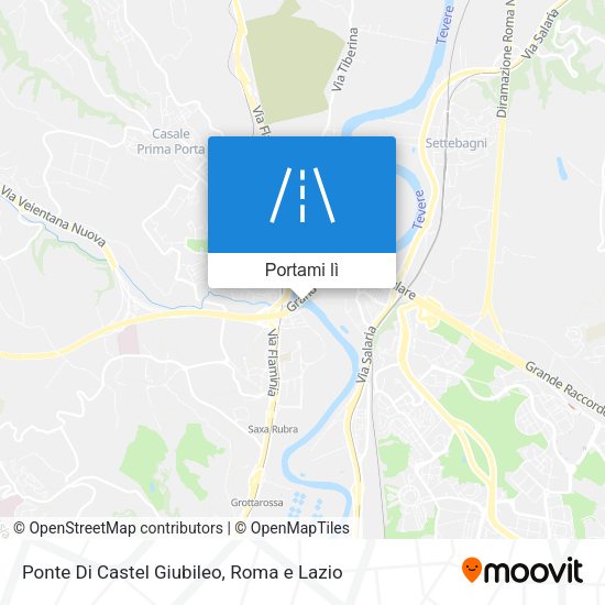 Mappa Ponte Di Castel Giubileo