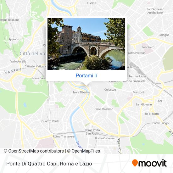 Mappa Ponte Di Quattro Capi