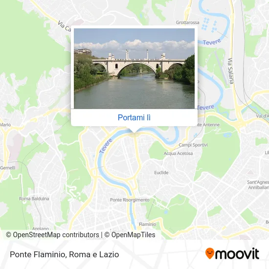 Mappa Ponte Flaminio