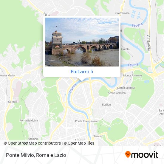 Mappa Ponte Milvio