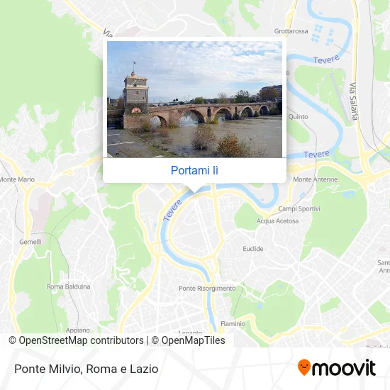 Mappa Ponte Milvio