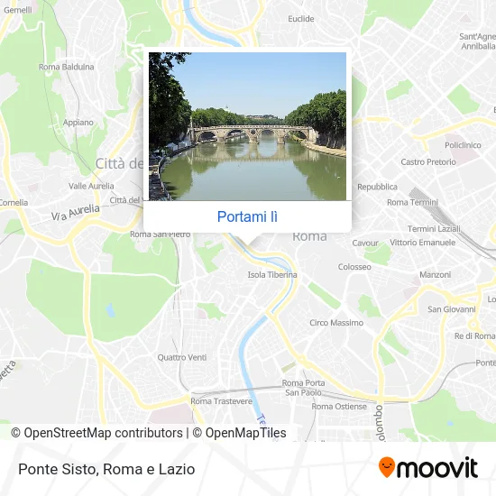Mappa Ponte Sisto