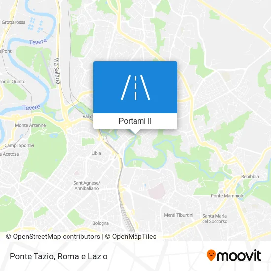 Mappa Ponte Tazio