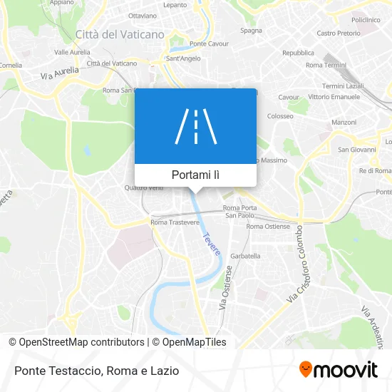 Mappa Ponte Testaccio