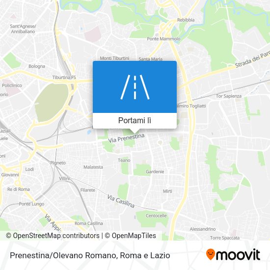 Mappa Prenestina/Olevano Romano