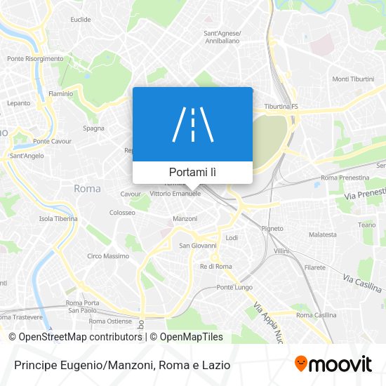 Mappa Principe Eugenio/Manzoni