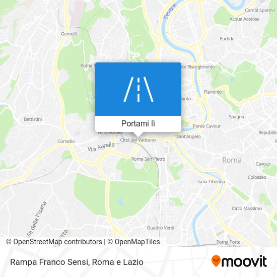 Mappa Rampa Franco Sensi