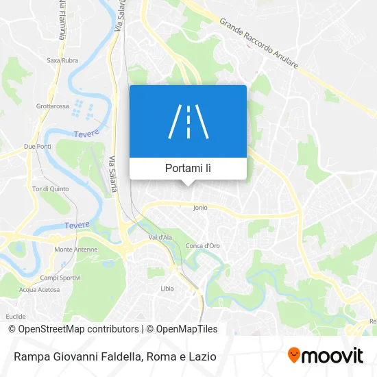 Mappa Rampa Giovanni Faldella