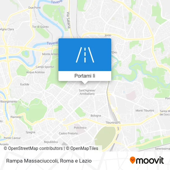 Mappa Rampa Massaciuccoli