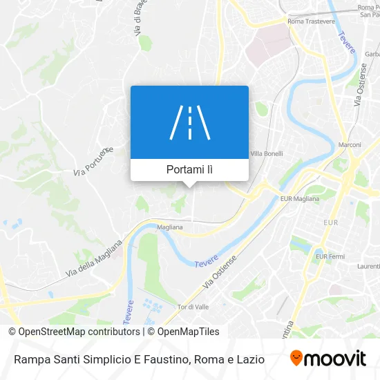 Mappa Rampa Santi Simplicio E Faustino
