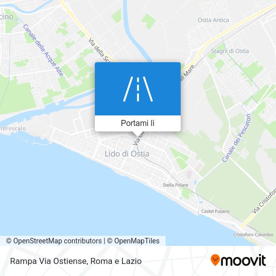 Mappa Rampa Via Ostiense