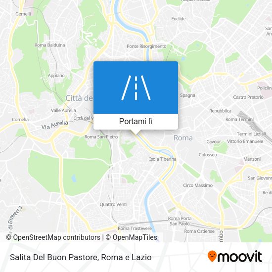 Mappa Salita Del Buon Pastore