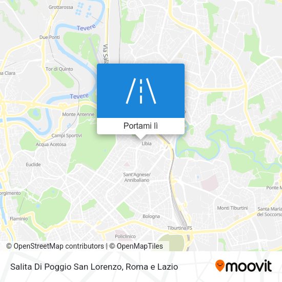 Mappa Salita Di Poggio San Lorenzo